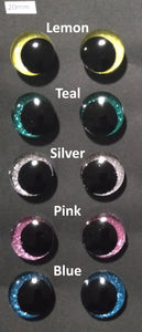 Glitter Safety Eyes - 20mm - 5 Pairs