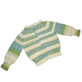 Baby Cardigan - Green Multicolour