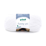 Gründl Funny Uni (Chenille) - 01 - White