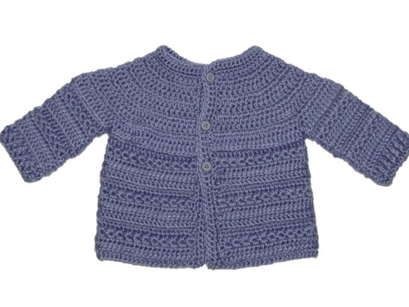 Csenge Anna Baby Cardigan - Blue