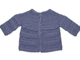 Csenge Anna Baby Cardigan - Blue