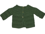 Csenge Anna Baby Cardigan - Cypress