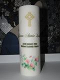 Baptism Candle - Pillar